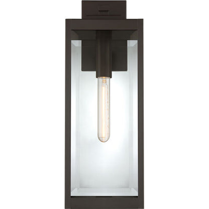 Quoizel WVR88407WT | Westover 1 Light 20 inch Western Bronze Outdoor Wall Lantern
