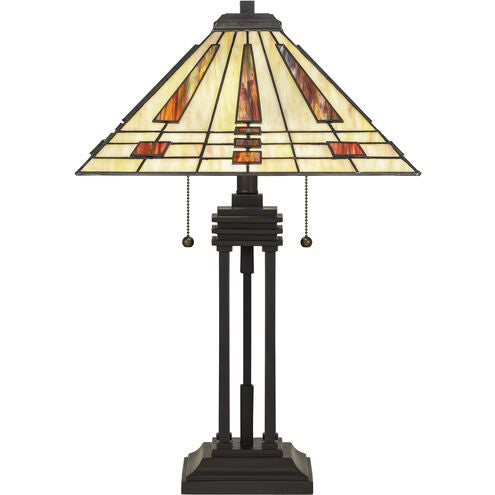 Quoizel TF5209TWT | Stevie 24 inch 75 watt Western Bronze Table Lamp Portable Light