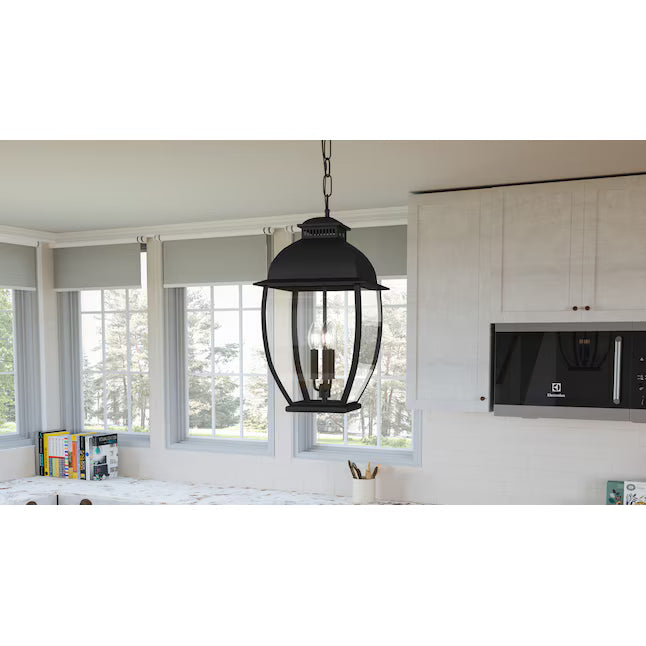 Quoizel BAN1511K | Bain 3 Light 12" Wide Taper Candle Pendant