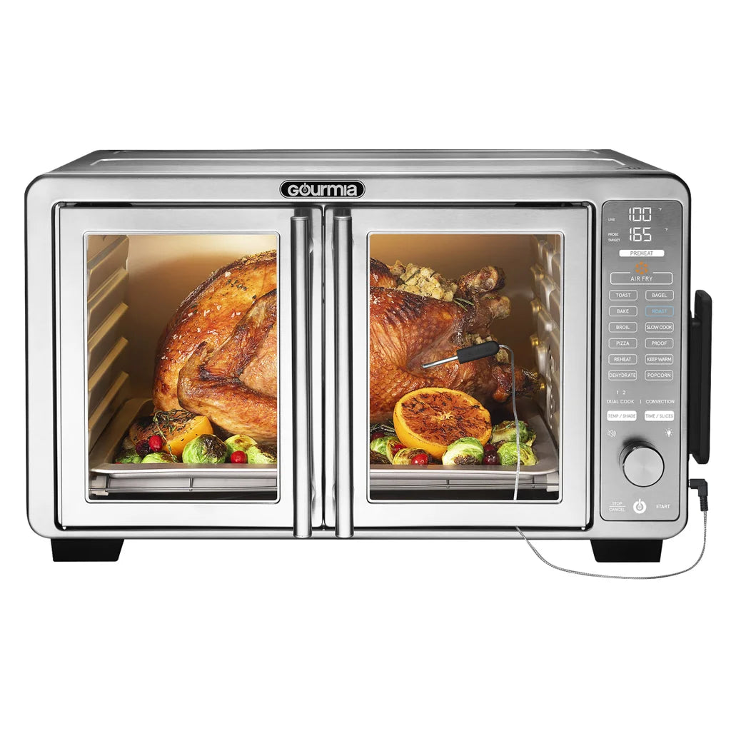 Used Gourmia XL 45 Quart Digital Countertop Oven with Air Fry and Temperature Probe