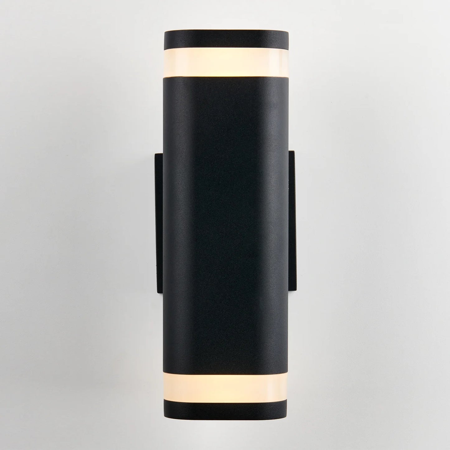 Artika NSBLES-ON | Mettle LED Indoor-Outdoor Wall Light in Matte Black