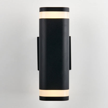 Artika NSBLES-ON | Mettle LED Indoor-Outdoor Wall Light in Matte Black