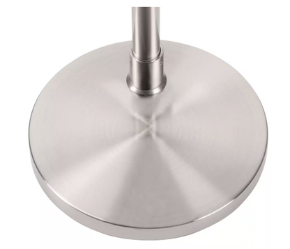 Hampton Bay 1001 731 456 | 78 in. Height 3-Arc Floor Lamp - Brushed Nickel Finish