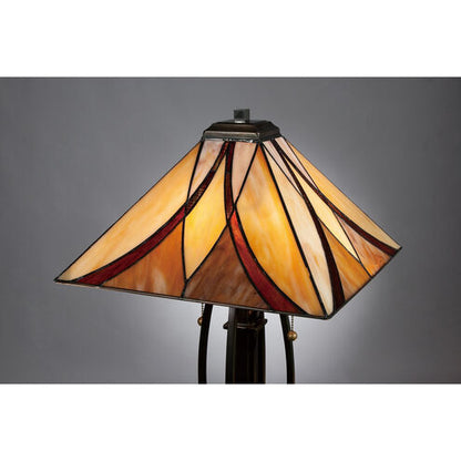 Quoizel TF1180TVA | Asheville 25 inch 75 watt Valiant Bronze Table Lamp Portable Light, Naturals
