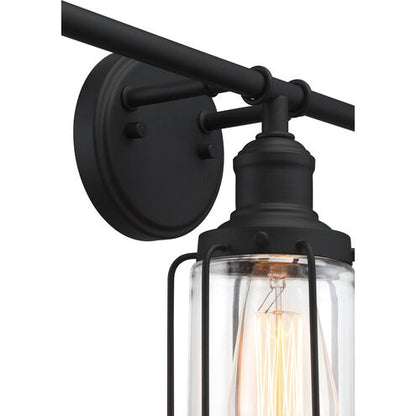 Quoizel LUD8634EK | Ludlow 4 Light 34 inch Earth Black Bath Light Wall Light