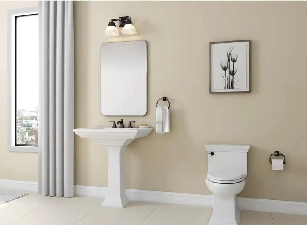 Kohler 23687-BA02-BZL | Memoirs 15" Wide 2 Light Vanity Light in Oil Rubbed Bronze