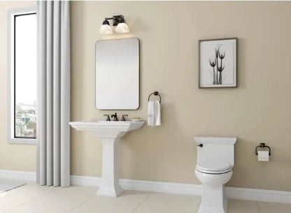 Kohler 23687-BA02-BZL | Memoirs 15" Wide 2 Light Vanity Light in Oil Rubbed Bronze