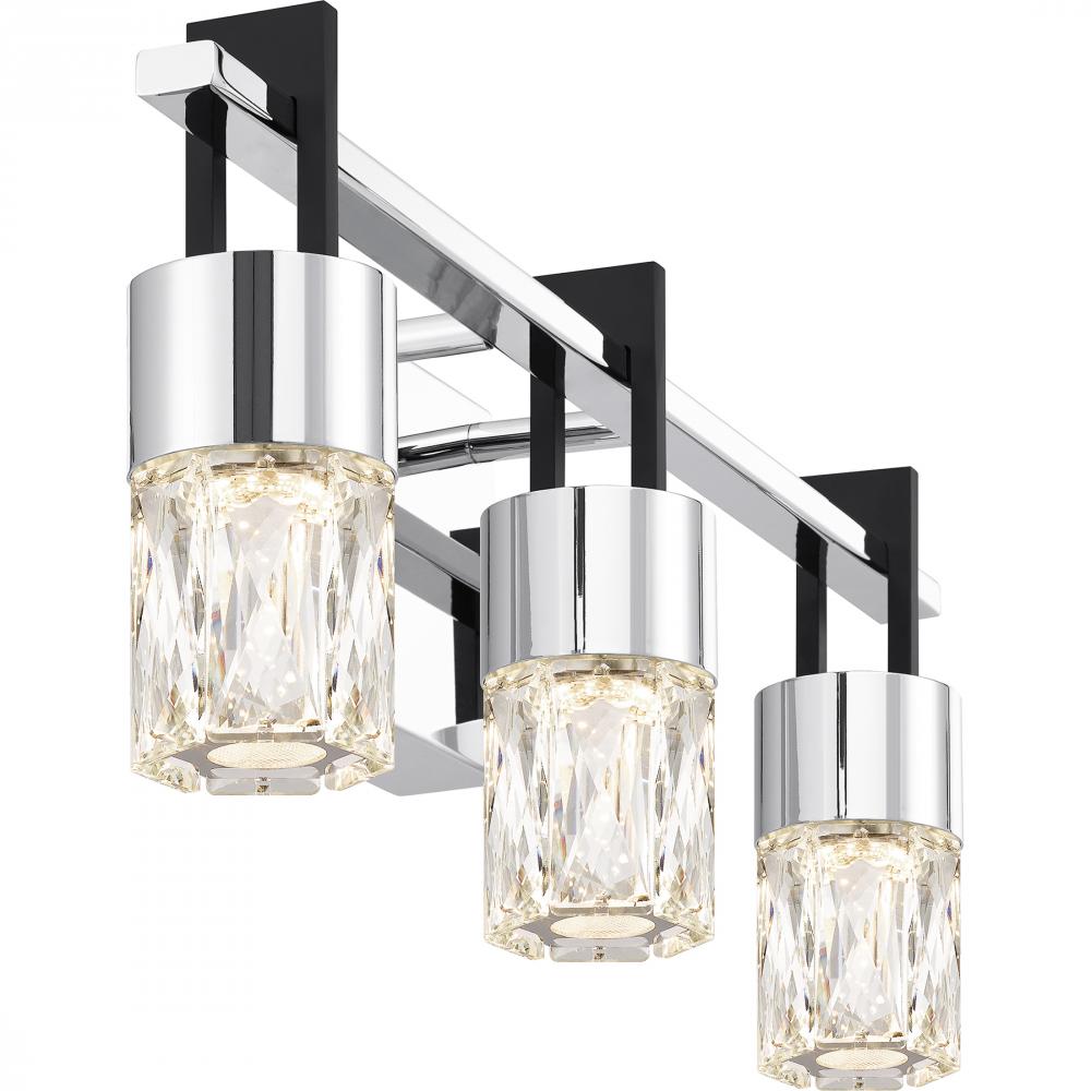 Quoizel PCADA8622C | Adena 3 Light 22" Wide LED Bathroom Vanity Light