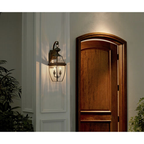 Quoizel NY8317Z | Newbury 2 Light 20 inch Medici Bronze Outdoor Wall Lantern