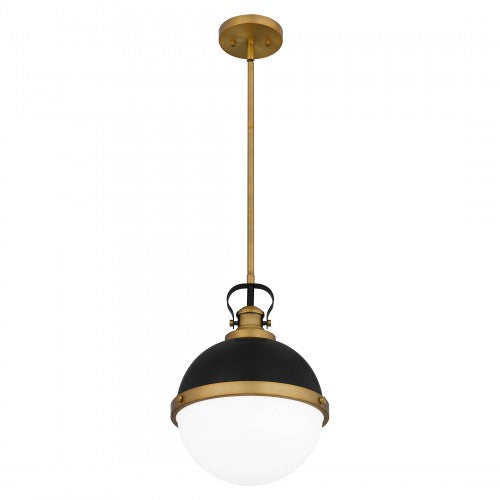 Quoizel QPP5352MBK | Sullivan 1 Light 11 inch Matte Black Mini Pendant Ceiling Light, Small