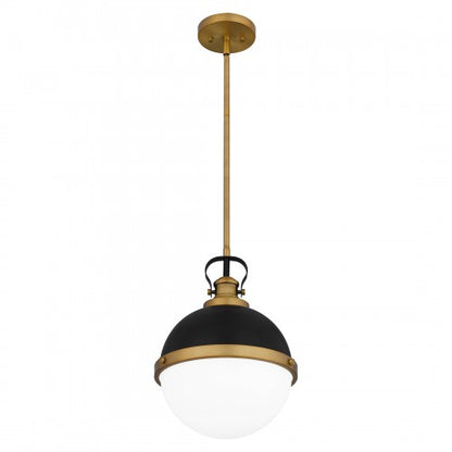 Quoizel QPP5352MBK | Sullivan 1 Light 11 inch Matte Black Mini Pendant Ceiling Light, Small