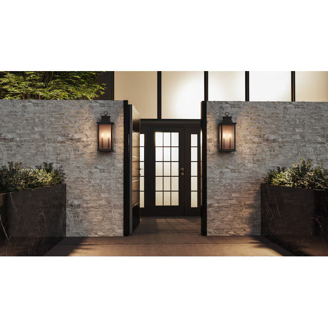 Quoizel ABY8408OZ | Abernathy 2 Light 20" Tall Outdoor Wall Sconce in Old Bronze