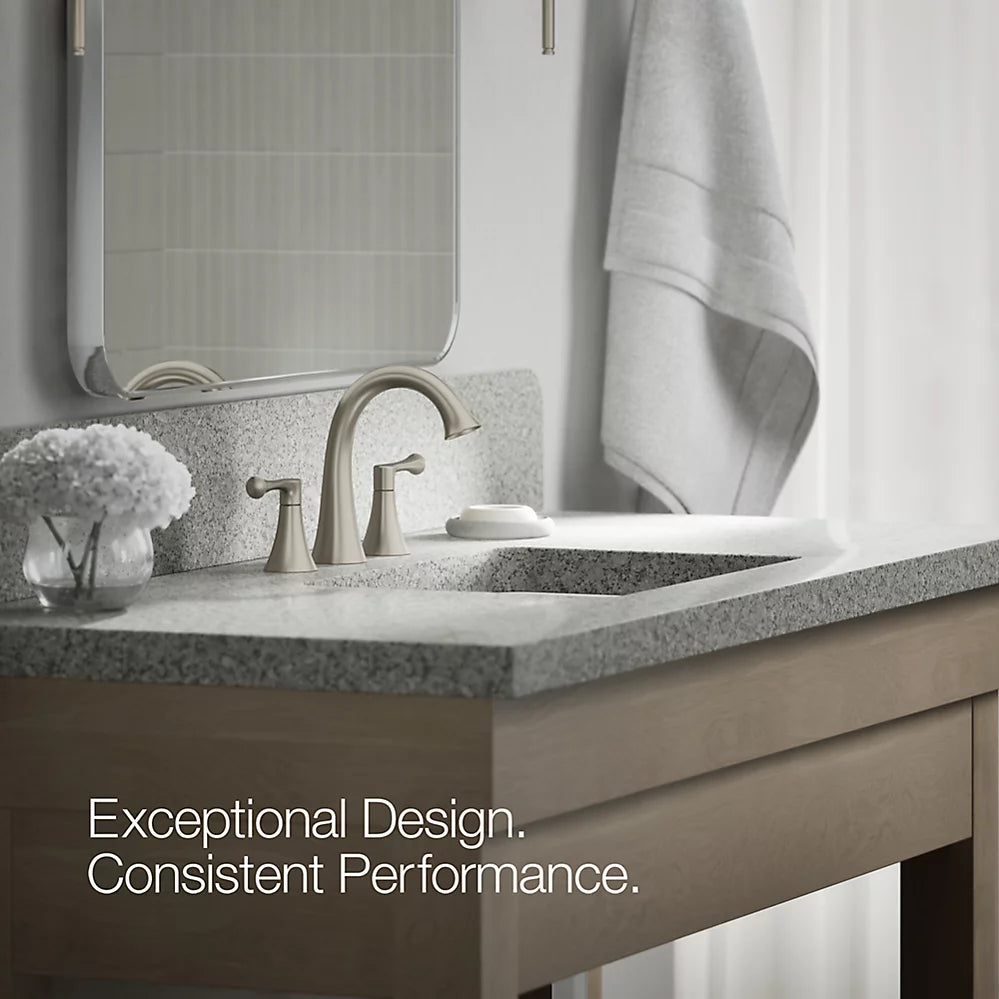 Kohler R78047-4D-BN | Lilyfield Widespread Bathroom Sink Faucet, 1.2 gpm in Vibrant Brushed Nickel