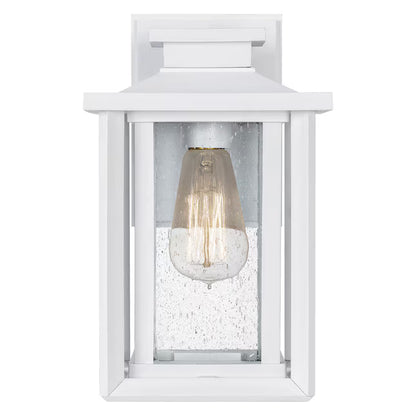 Quoizel WKF8407W | Wakefield 1 Light 11 inch White Lustre Outdoor Wall Lantern