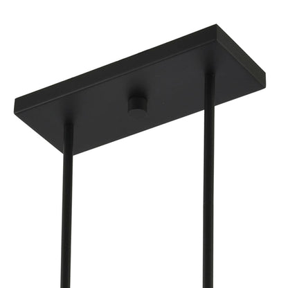 Elle Decor DS18969 | DSI Lighting 6-Light Black Geometric Island Pendant