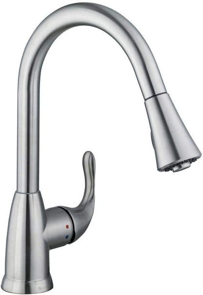 Glacier Bay 1006 396 503 | Glacier Bay All-in-One Drop-in Stainless Steel 33 in. 2-Hole Single Basin Kitchen Sink