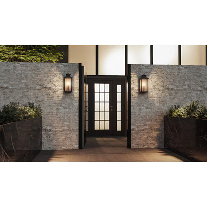Quoizel ABY84070Z | Abernathy 1 Light 16 inch Old Bronze Outdoor Wall Lantern, Small