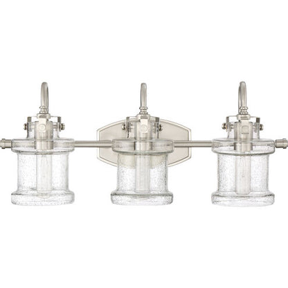 Quoizel DNY8603BN | Danbury 3 Light 24 inch Brushed Nickel Bath Light Wall Light