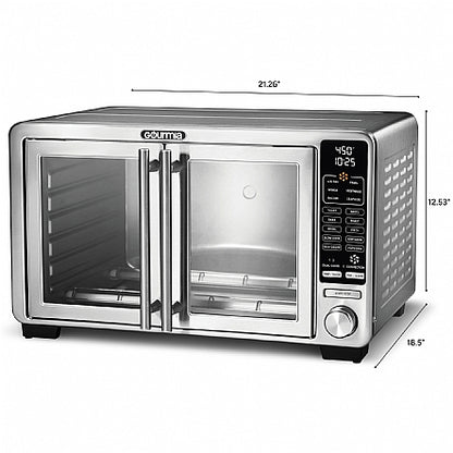 Used Gourmia XL 45 Quart Digital Countertop Oven with Air Fry and Temperature Probe