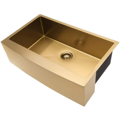 30" x 21" x 10" Gold Kitchen Sink | AF3021G