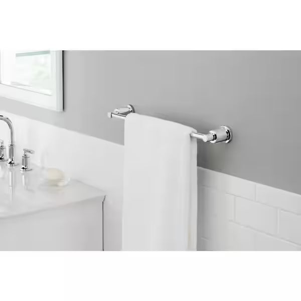Glacier Bay 1004 987 125 | Sebring 18 in. Towel Bar in Polished Chrome