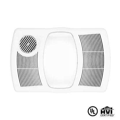 NuTone 765H110L | 110 CFM Ceiling Bathroom Exhaust Fan with Light and 1500-Watt Heater