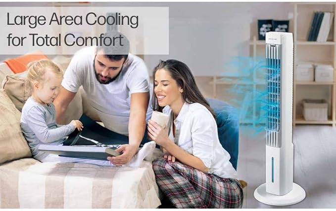 Arctic Air Tower Pure 0S5-800 305 | Speed 38" Cool Tower Oscillating Fan, White