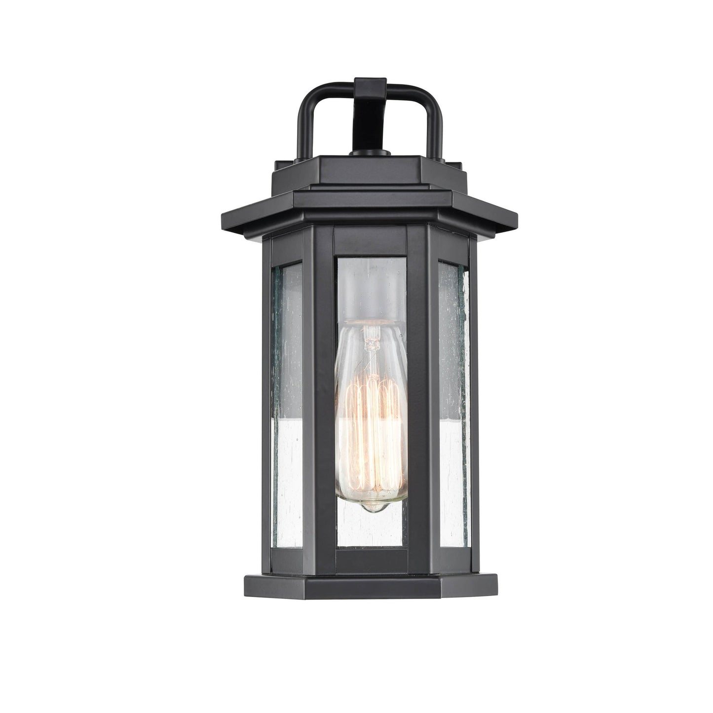 Millennium 2683-PBK | Ellis 15" Tall Outdoor Wall Sconce in Powder Coat Black