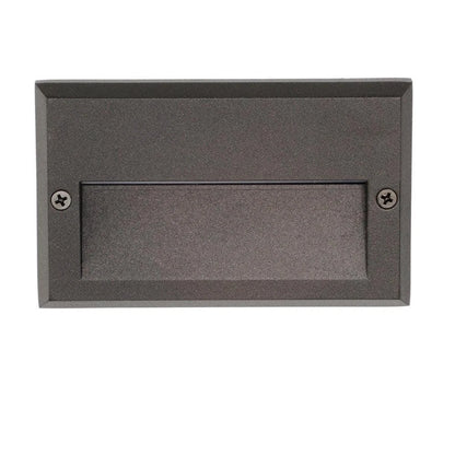 Hampton Bay 1002 669 467 | 49 Lumen 5.5 in. Low Voltage Black Integrated LED Deck Light
