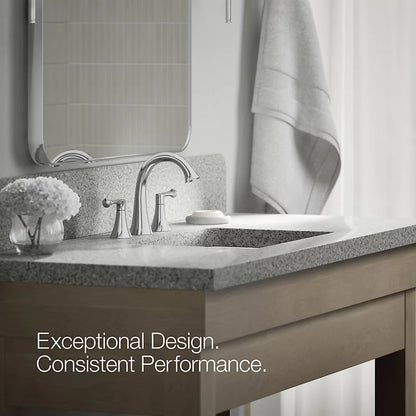 Kohler R78047-4D-CP | Lilyfield Widespread Bathroom Sink Faucet, 1.2 gpm in Polished Chrome