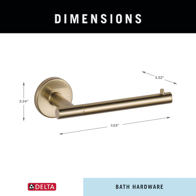 Delta 75950-CZ | Trinsic Single Post Toilet Paper Holder in Champagne Bronze