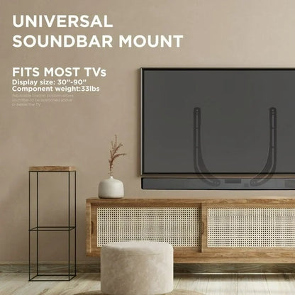 Monster Mounts MSB33 | Universal Soundbar Mount