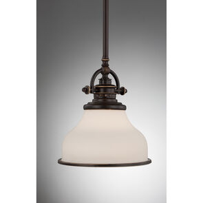 Quoizel GRT1508PN | Grant 1 Light 8 inch Palladian Bronze Mini Pendant Ceiling Light in Palladian Bronze