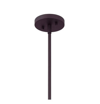 DSI Lighting 1006 016 996 | Cambria 2 -Light Dark Brown Pendant with Rattan Shade