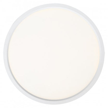 Quoizel OST1715W | Outskirts 15" Matte White Flush Mount Ceiling Light