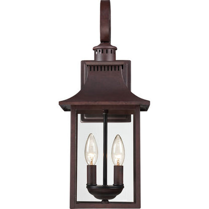 Quoizel CCR8408CU | Chancellor 2 Light 19 inch Copper Bronze Outdoor Wall Lantern