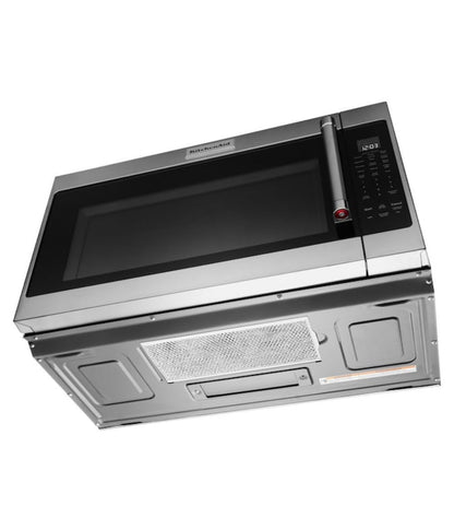 KitchenAid 2-cu ft 1000-Watt Over-the-Range Microwave with Sensor Cooking KMHS120ESS 00912646