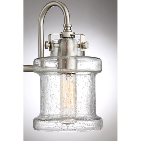 Quoizel DNY8603BN | Danbury 3 Light 24 inch Brushed Nickel Bath Light Wall Light