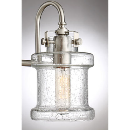 Quoizel DNY8603BN | Danbury 3 Light 24 inch Brushed Nickel Bath Light Wall Light