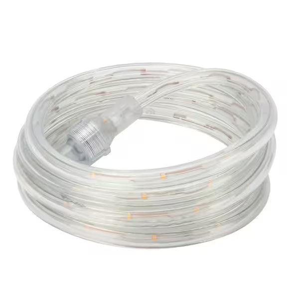 Commercial Electric 1005 580 338 | 8 ft. 120-Volt Line Voltage Warm White Flexible Integrated LED Rope Light