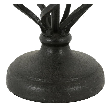 Better Homes & Gardens LB3615 | Metal Swirl Caged Accent Lamp Base, Bronze Finish