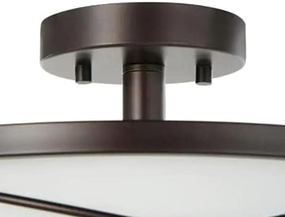 Home Decorators Collection 1003 418 995 | 2-Light Semi-Flush Mount Ceiling Light