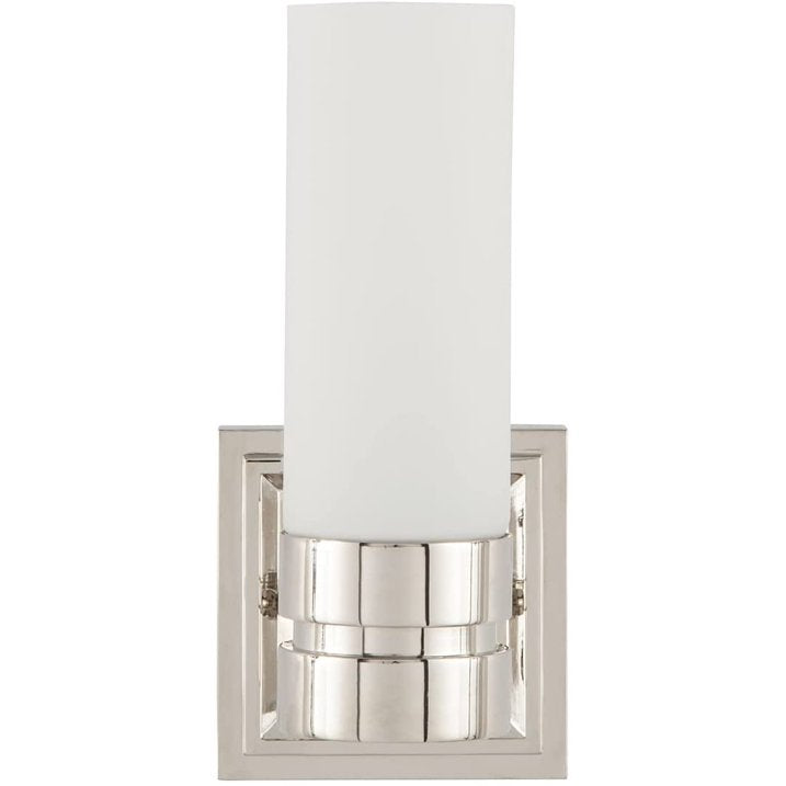 Park Harbor PHVL2101PN | Como Single Light 5" Wide Bathroom Sconce with Frosted Glass Shade