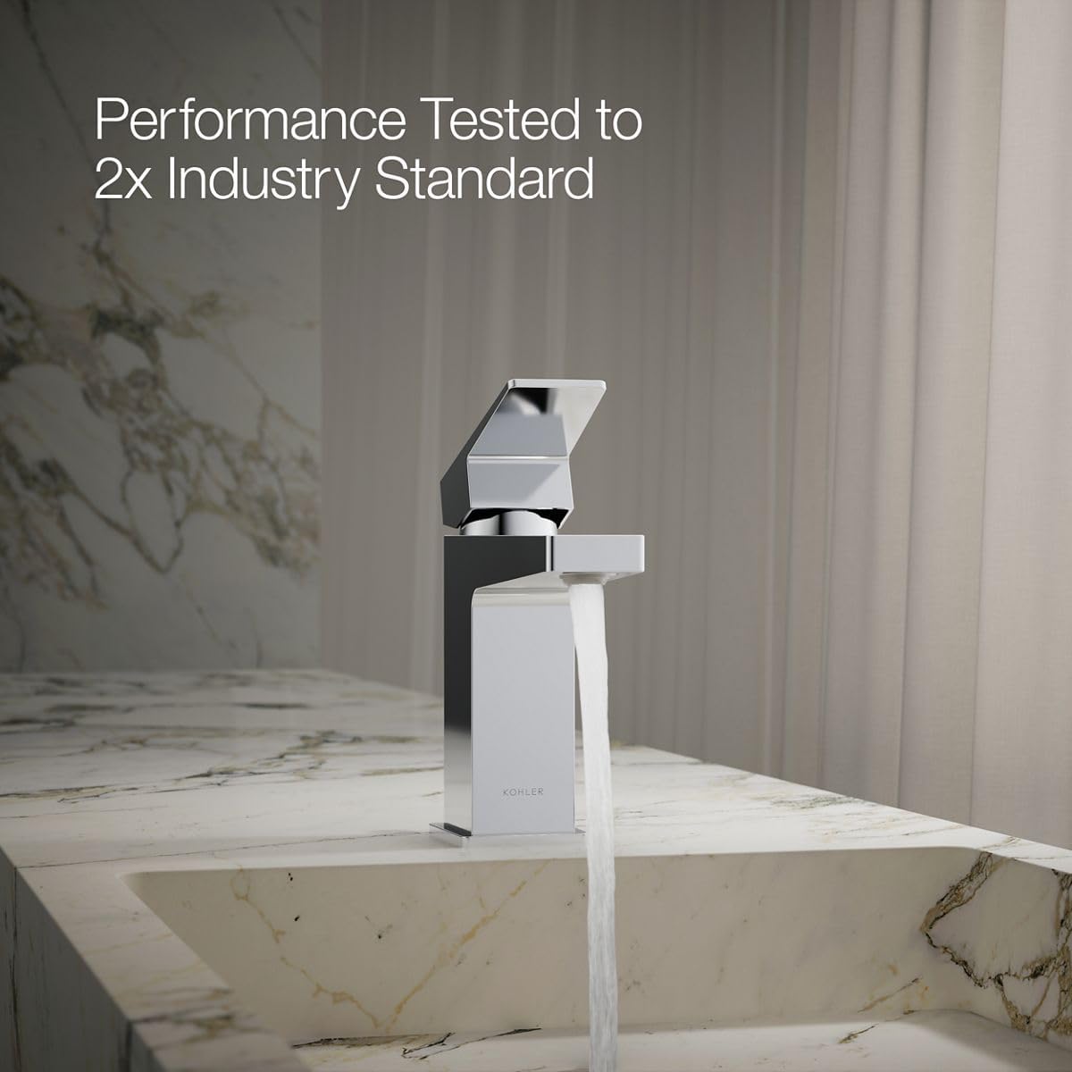 Kohler 99760-ZZ4N-CP | Bathroom Sink Faucet, Single Handle, Polished Chrome