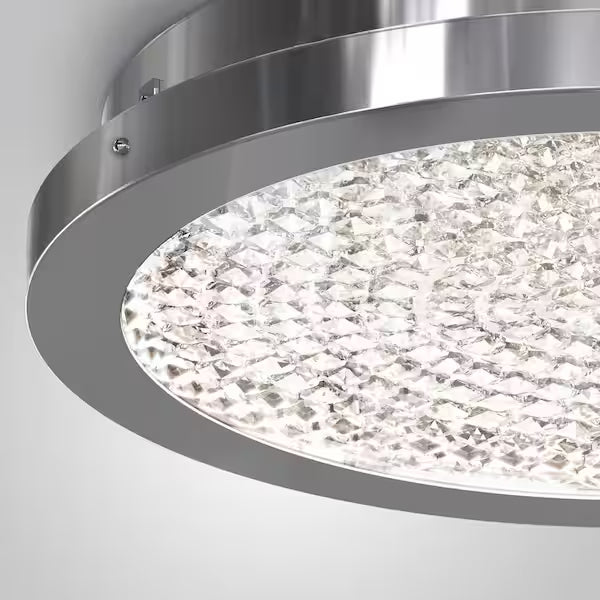 Artika CLGL-HD1 | 13.5" Flush Mount Ceiling Light in Chrome Finish