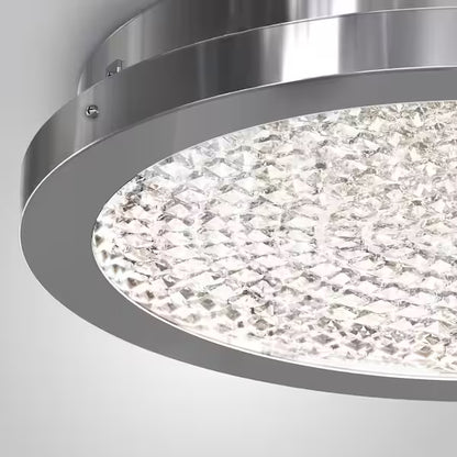 Artika CLGL-HD1 | 13.5" Flush Mount Ceiling Light in Chrome Finish