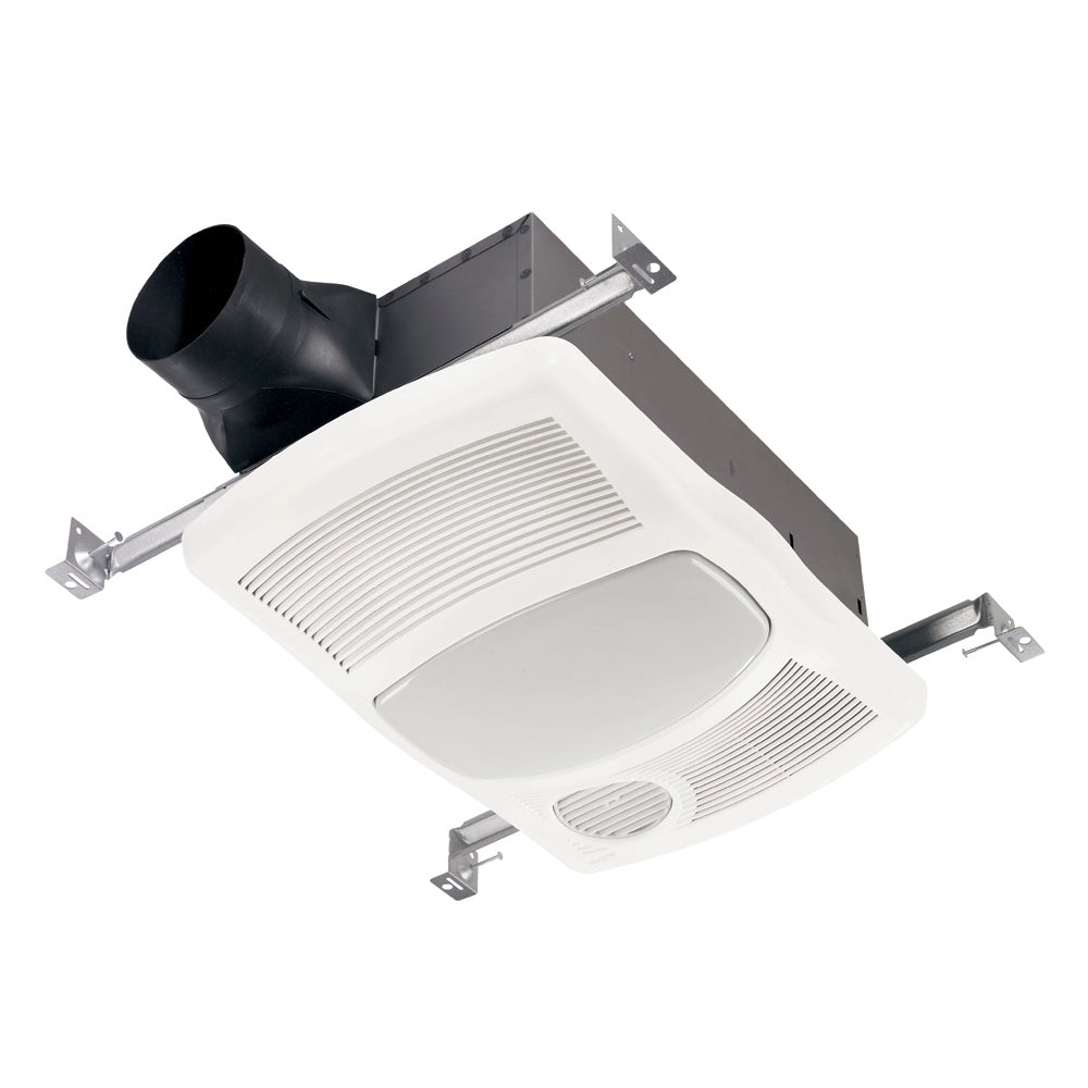 NuTone 765H110L | 110 CFM Ceiling Bathroom Exhaust Fan with Light and 1500-Watt Heater