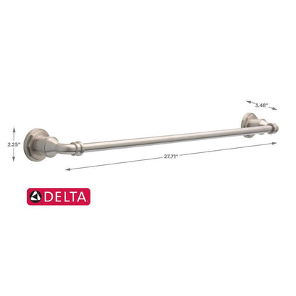 Delta LHT24-BN | Lochurst Bath 24" Towel Bar Brushed Nickel