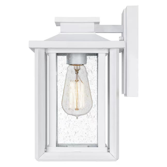 Quoizel WKF8407W | Wakefield 1 Light 11 inch White Lustre Outdoor Wall Lantern