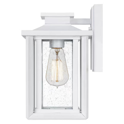Quoizel WKF8407W | Wakefield 1 Light 11 inch White Lustre Outdoor Wall Lantern